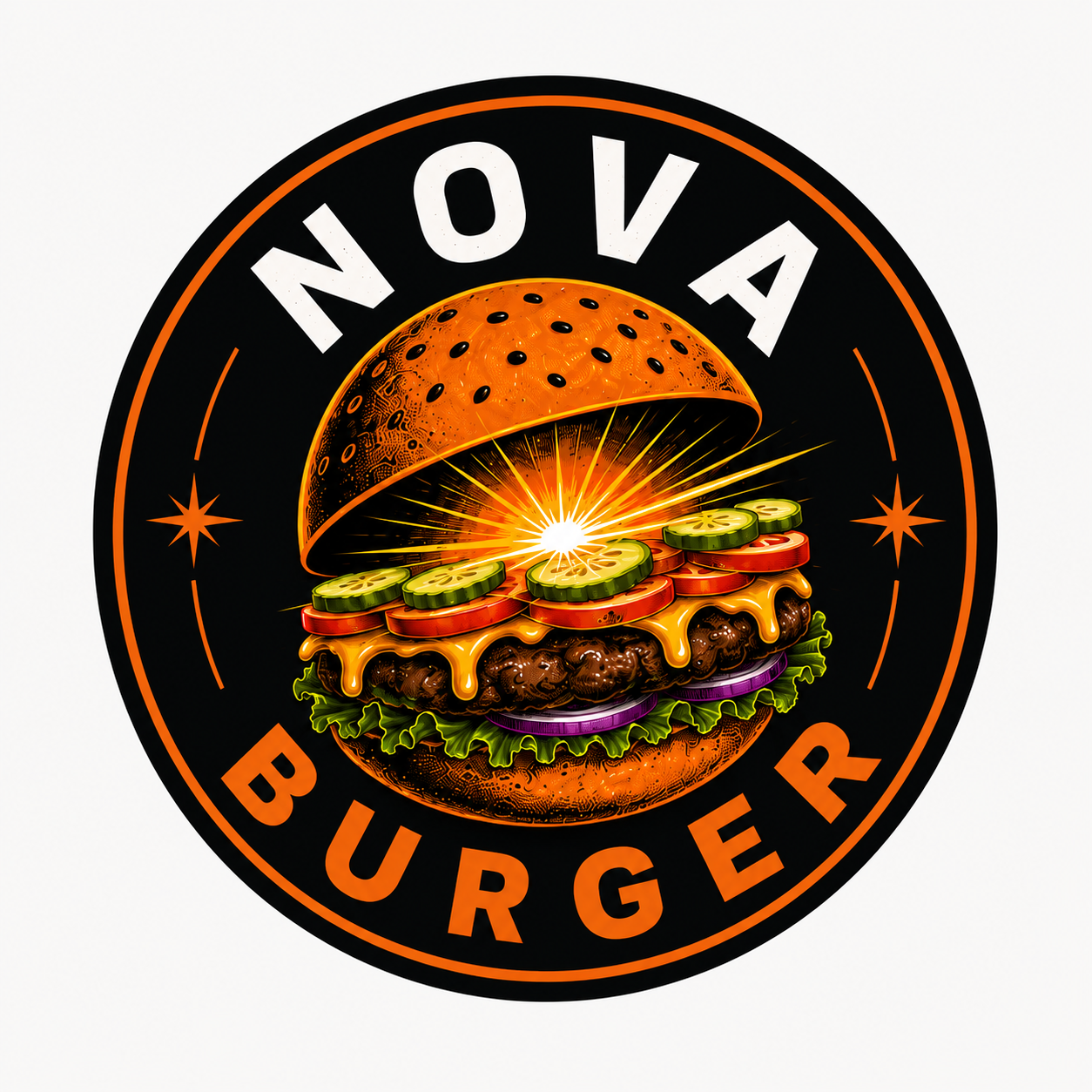 Логотип NOVA BURGER